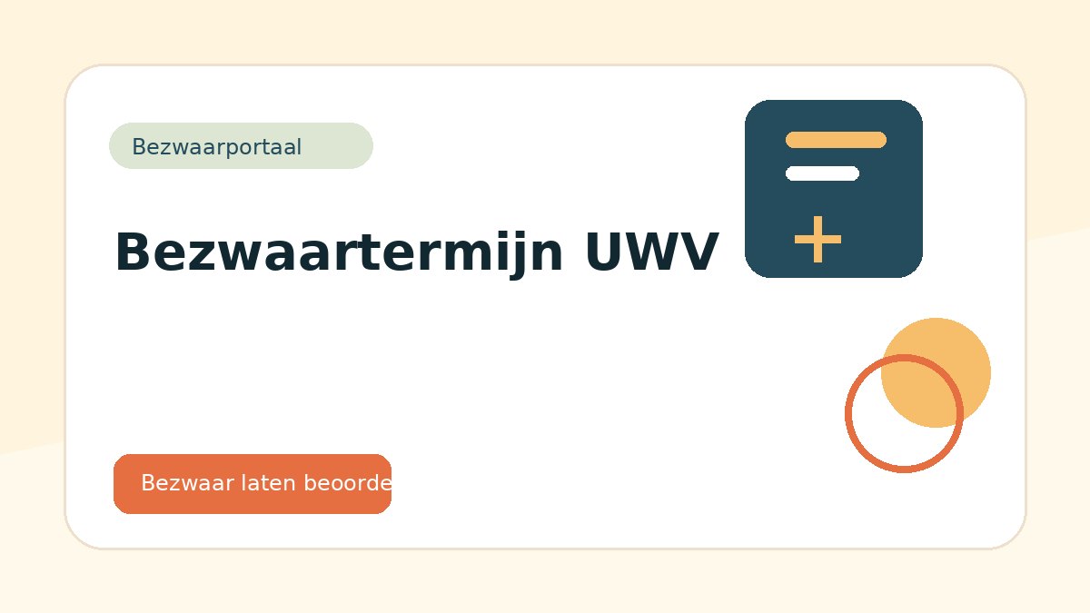 bezwaartermijn UWV