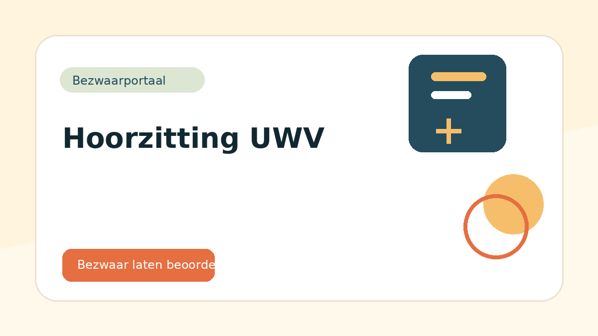 hoorzitting UWV